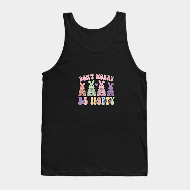 Don't Worry Be Hoppy Tank Top by GoodWills